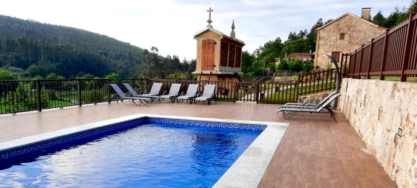 Casa Rural A Avoa Maria Campo Lameiro Luaran gambar